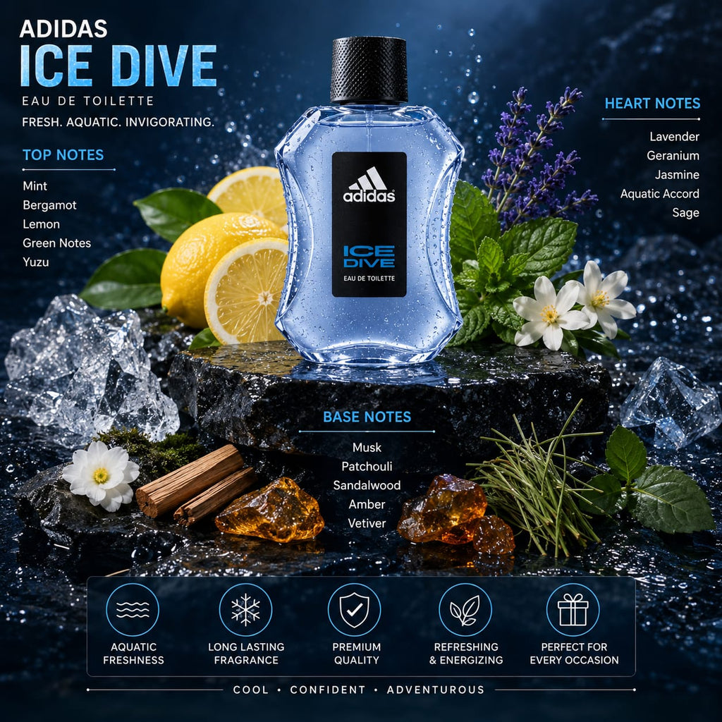 Adidas Ice Dive Eau de Toilette 100 ml