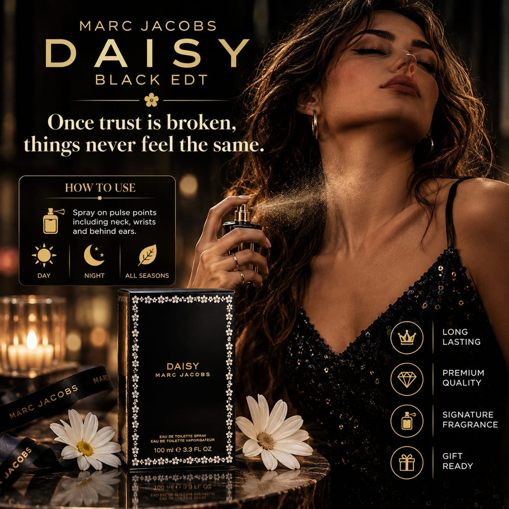 Marc Jacobs Daisy Black Eau de Toilette 100ml for Women