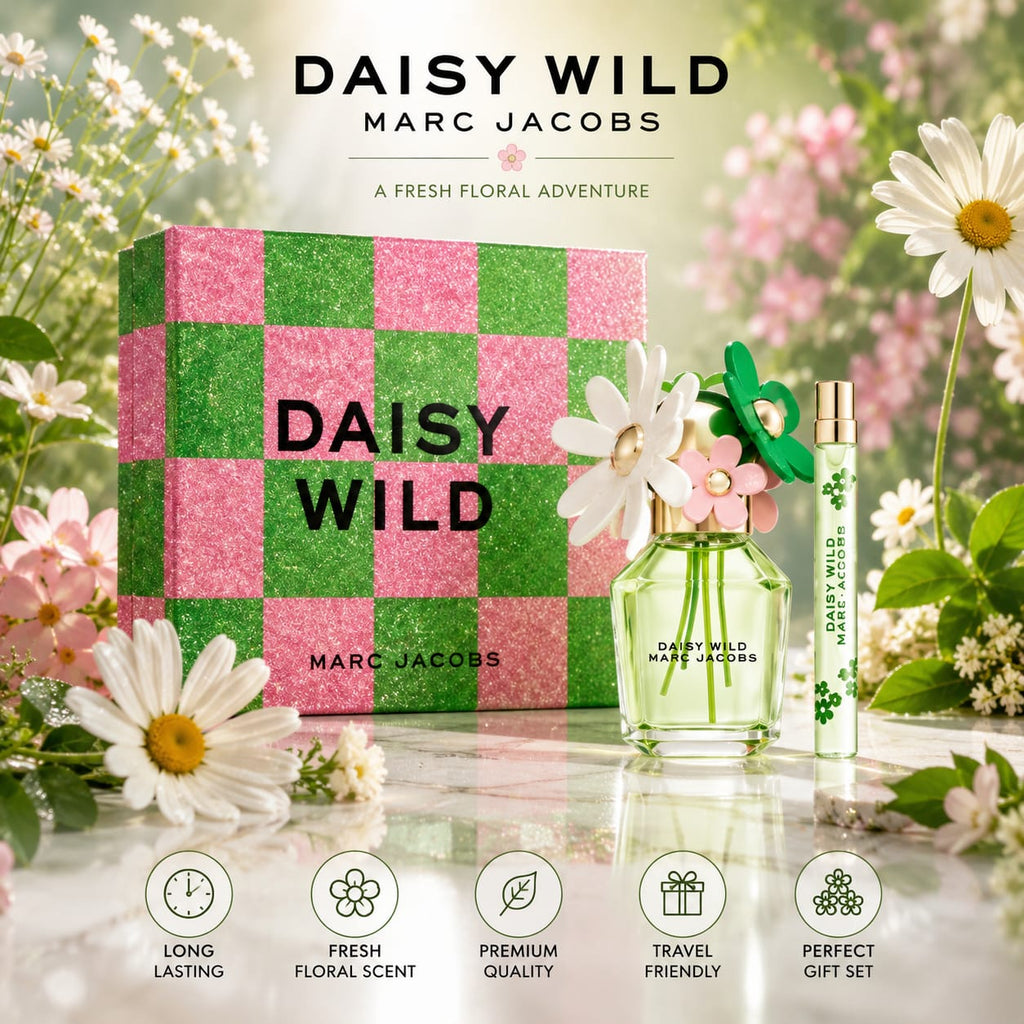Marc Jacobs Daisy Wild Perfume Gift Set 50ml + 10ml