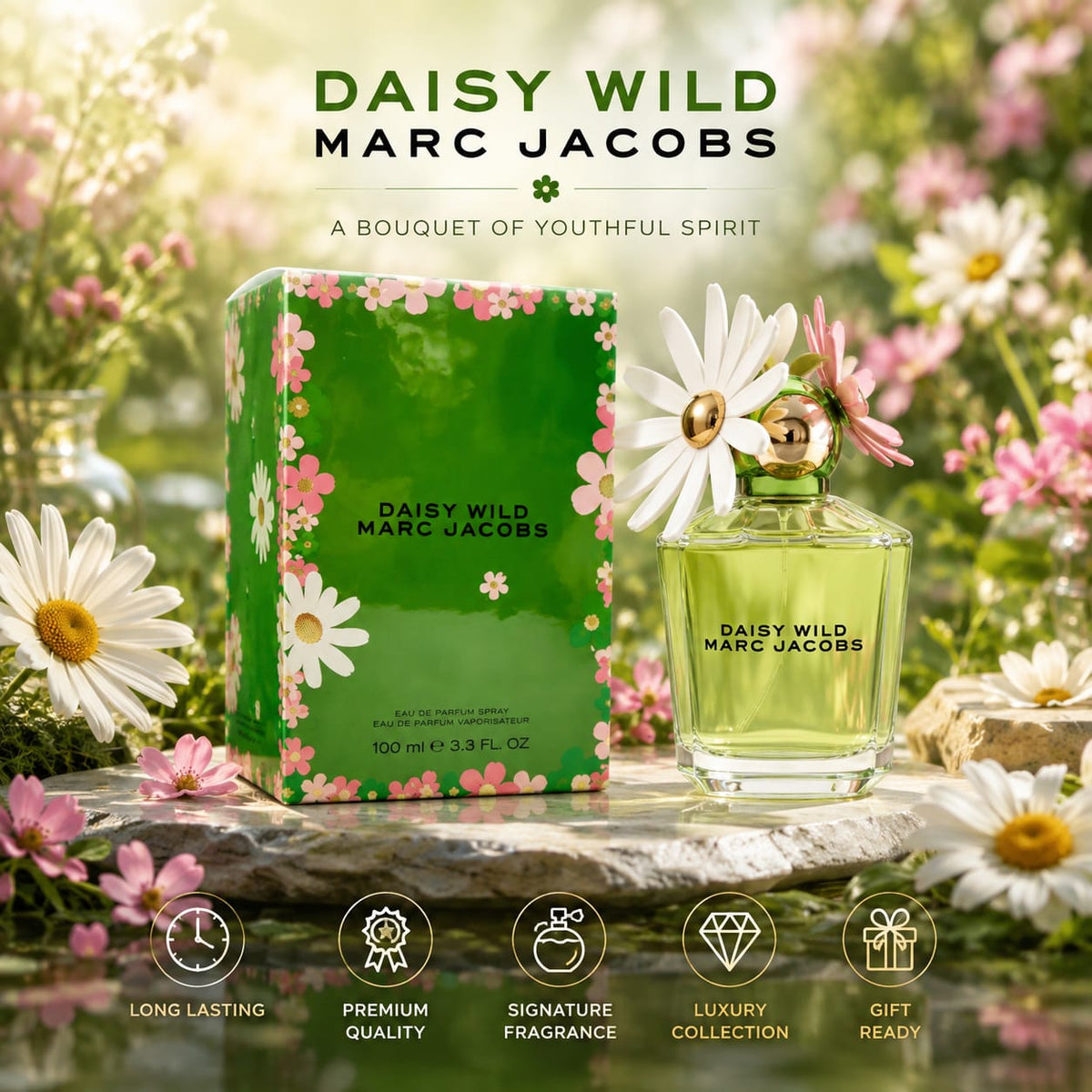 Marc Jacobs Daisy Wild Eau de Parfum 100ml for Women