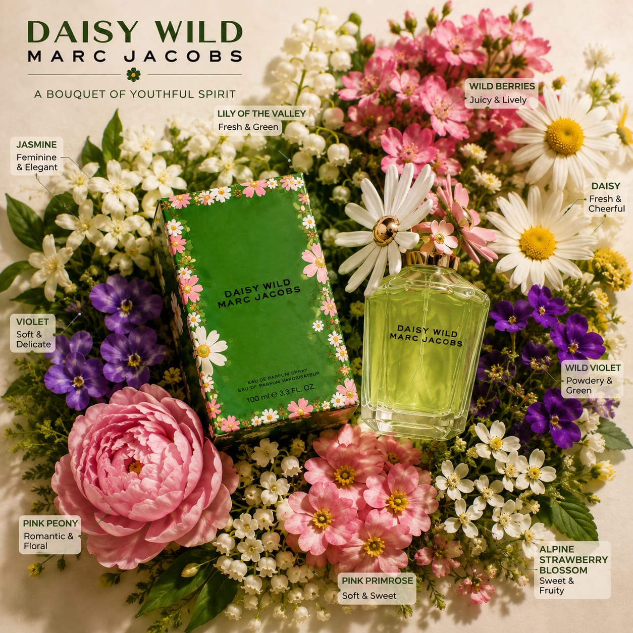 Marc Jacobs Daisy Wild Eau de Parfum 100ml for Women