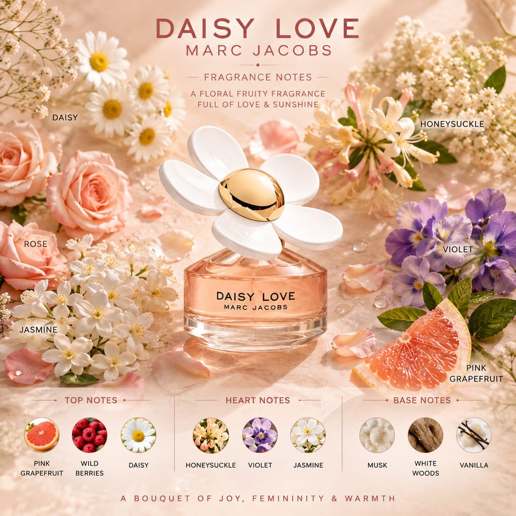 Marc Jacobs Daisy Love Eau de Toilette 100ml – Women’s Perfume