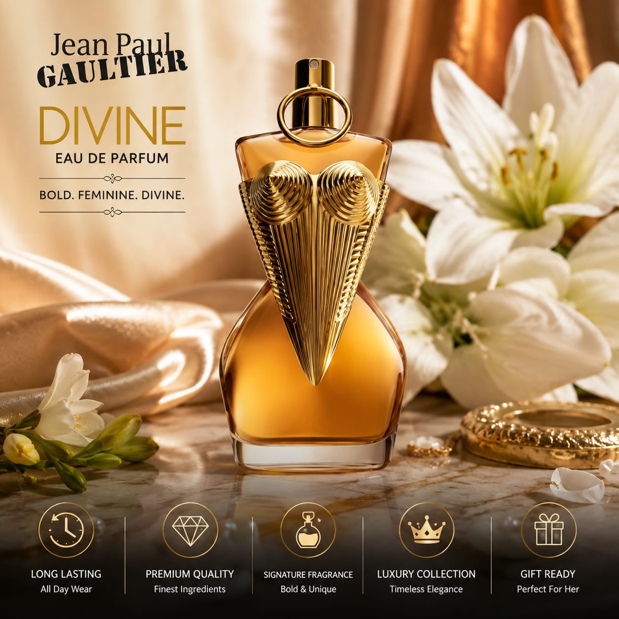 Jean Paul Gaultier Gaultier Divine Eau de Parfum for Women 100 ml