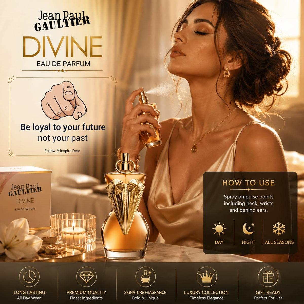 Jean Paul Gaultier Gaultier Divine Eau de Parfum for Women 100 ml