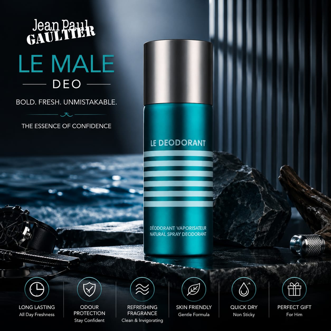 Jean Paul Gaultier Le Male Deo Men's Deodorant Spray 150 ml