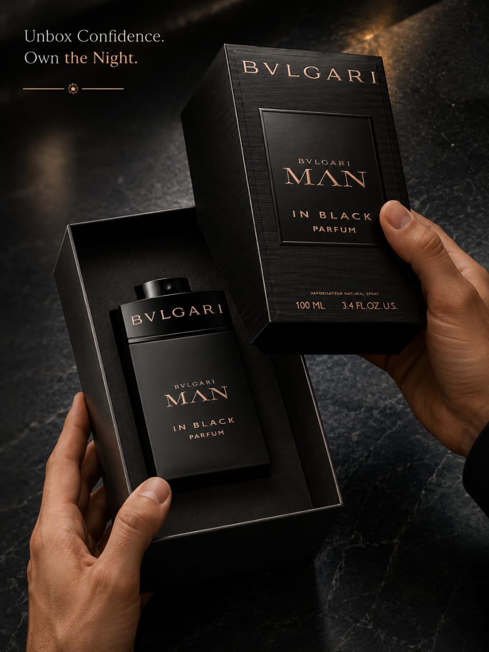 Bvlgari Man In Black Parfum 100 ml for Men
