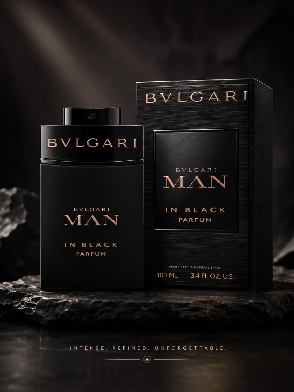 Bvlgari Man In Black Parfum 100 ml for Men