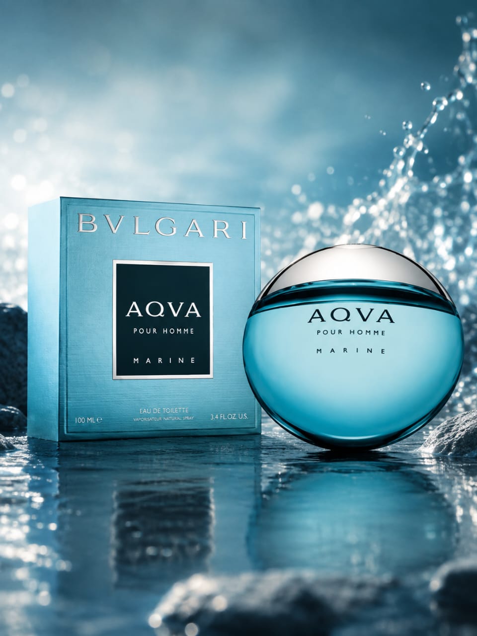BVLGARI AQVA Pour Homme Marine Eau de Toilette 100 ML for Men