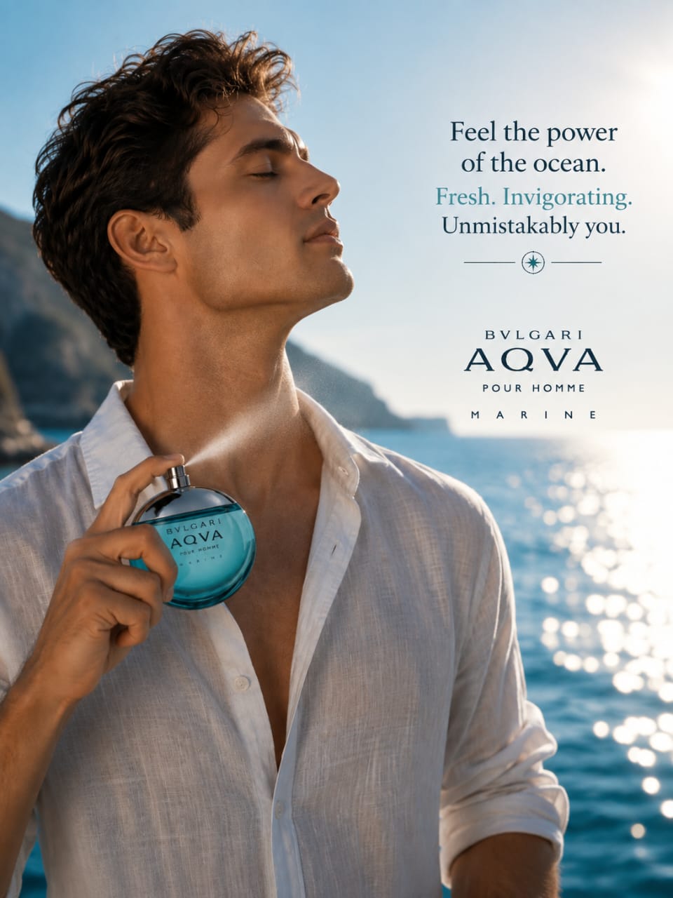 BVLGARI AQVA Pour Homme Marine Eau de Toilette 100 ML for Men
