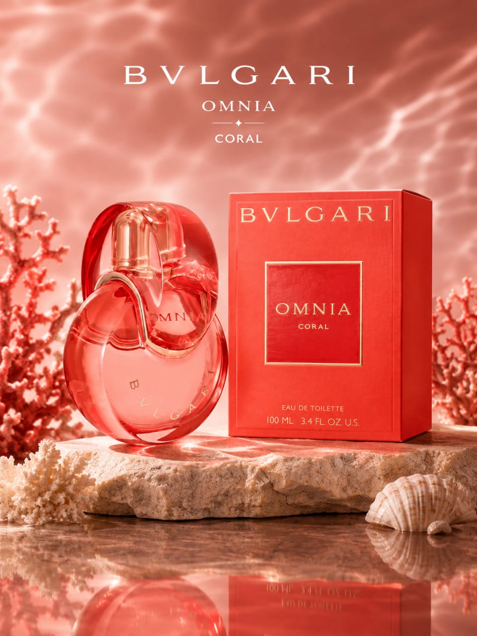 BVLGARI Omnia Coral Eau de Toilette for Women 100 ml