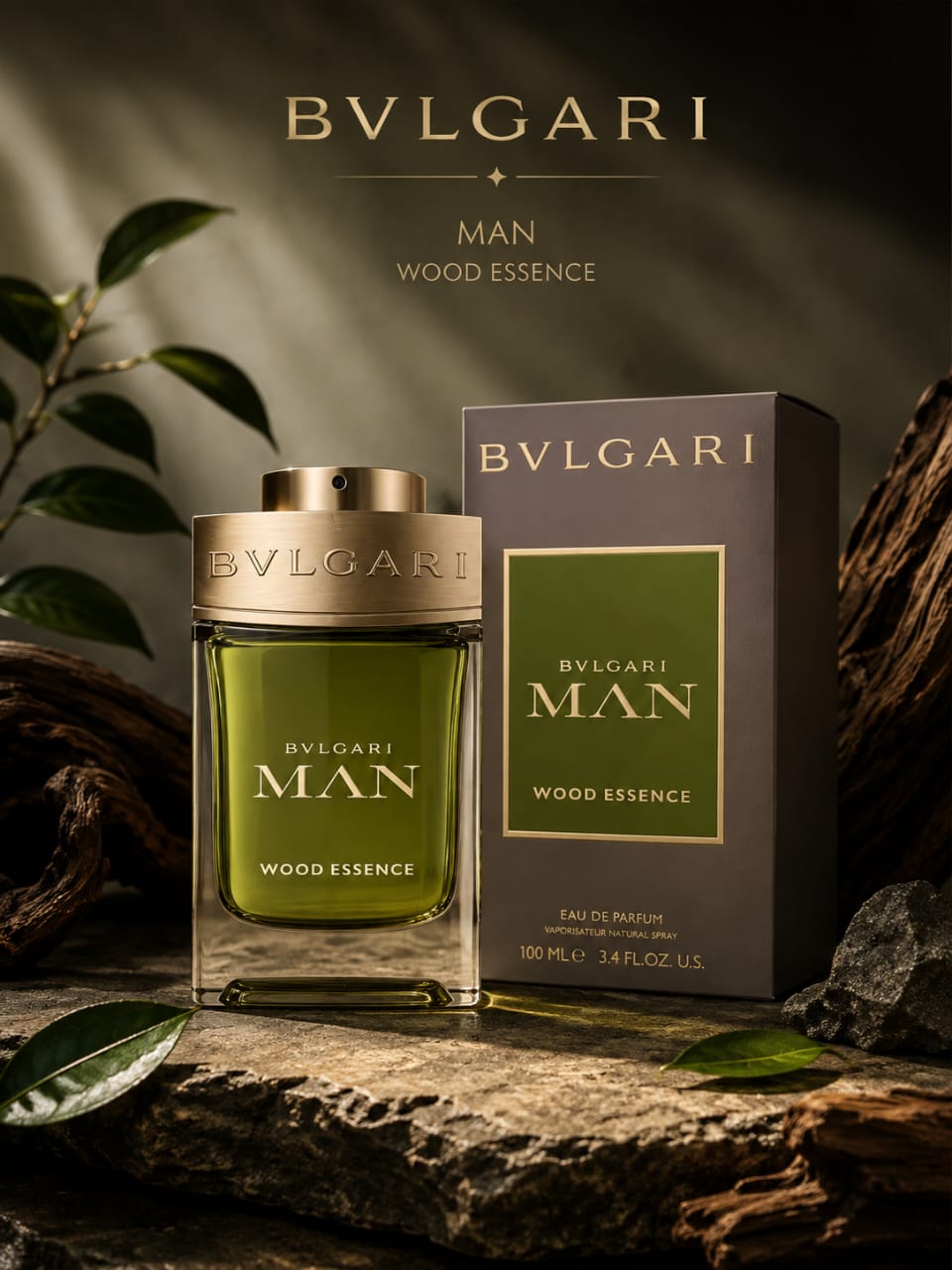 Bvlgari Man Wood Essence Eau de Parfum 100ml for Men