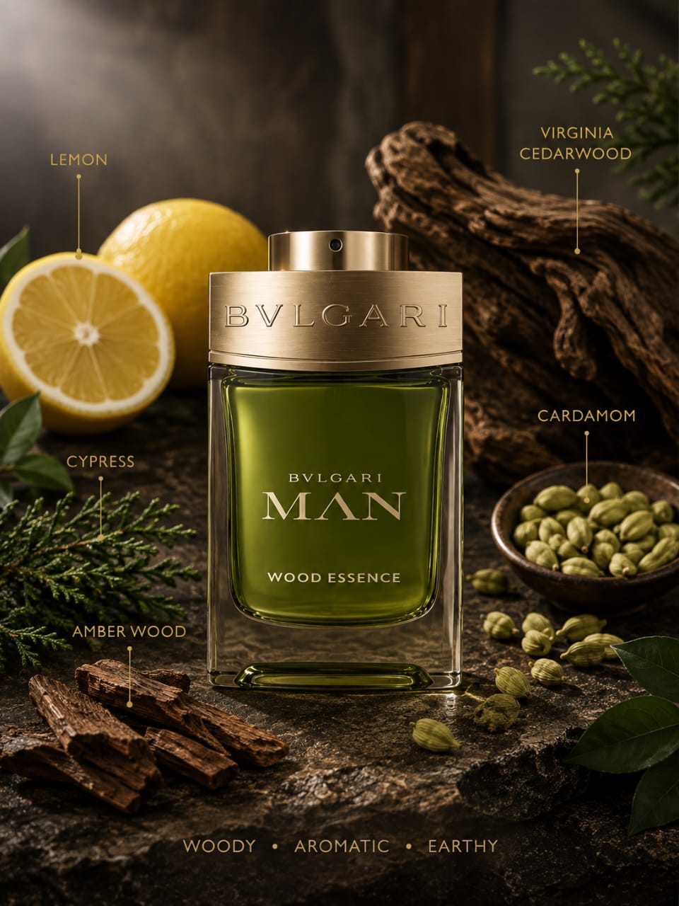 Bvlgari Man Wood Essence Eau de Parfum 100ml for Men