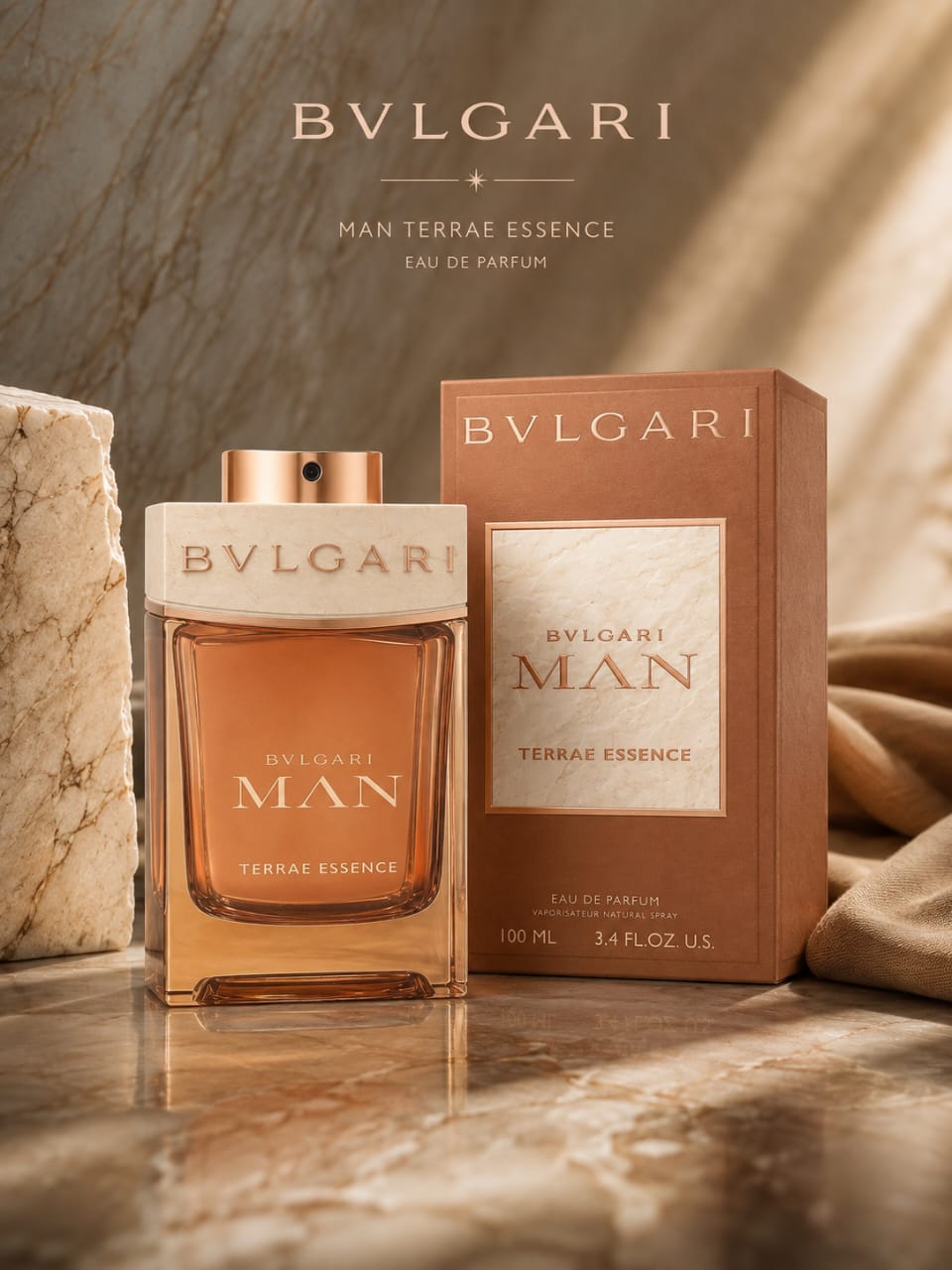 BVLGARI MAN TERRAE ESSENCE Eau de Parfum for Men 100ml