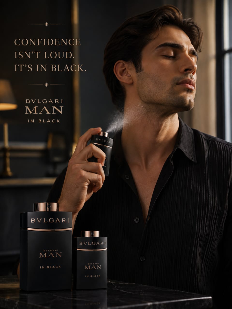 Bvlgari Man In Black Eau de Parfum 100ml + 15ml Set