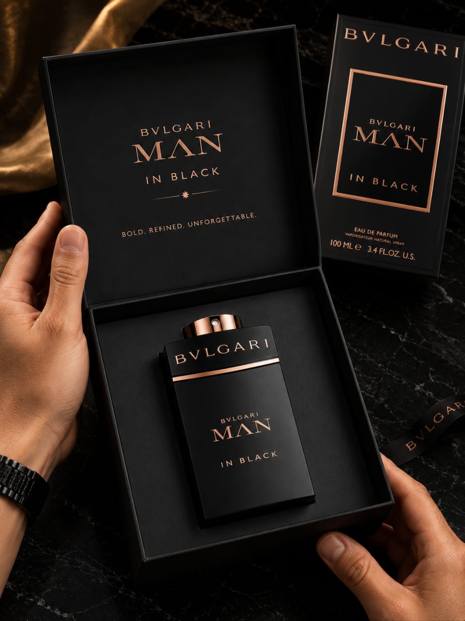 BVLGARI Man In Black Eau de Parfum for Men 100ml