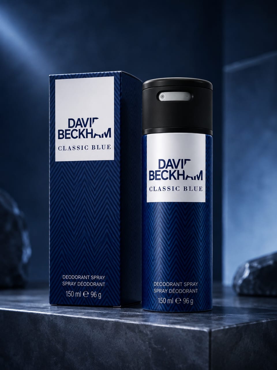 David Beckham Classic Blue Deodorant Spray for Men 150ml