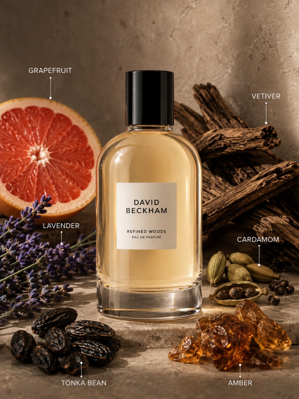 David Beckham Refined Woods Eau de Parfum 100ml for Men
