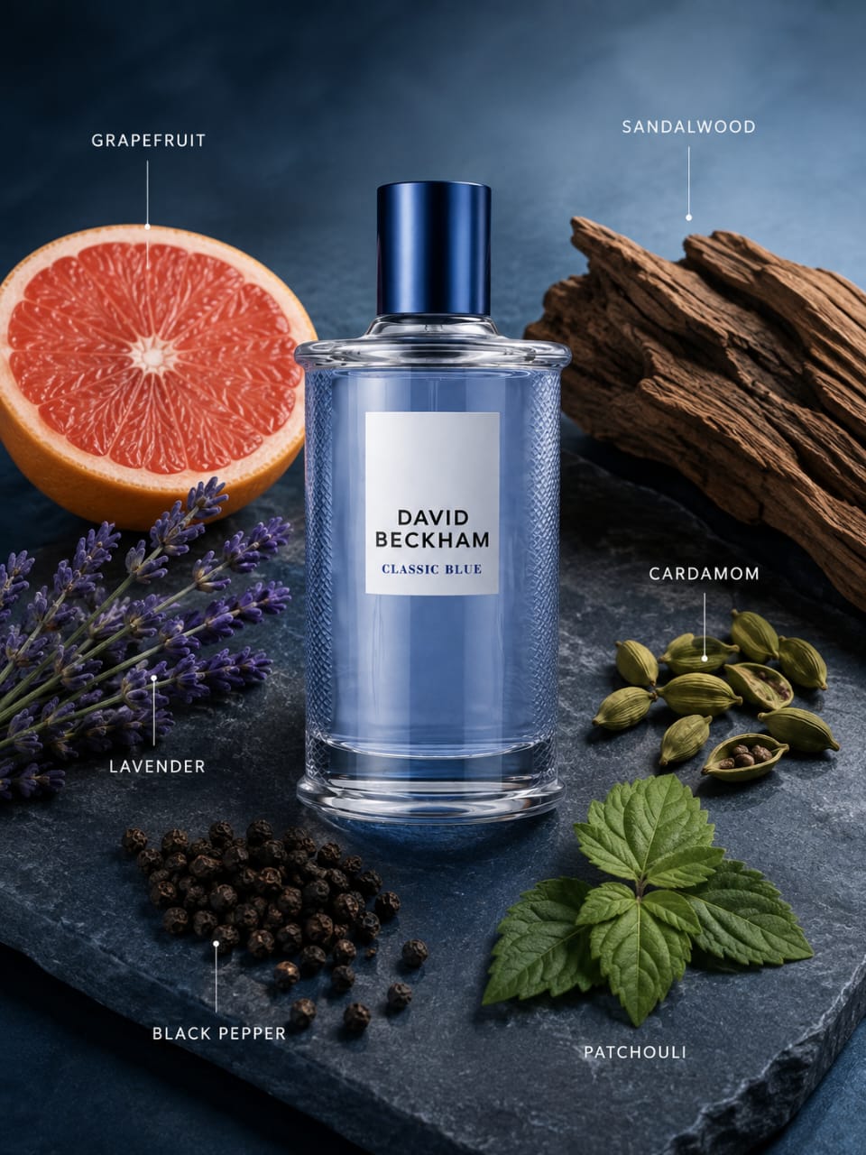 David Beckham Classic Blue Eau de Toilette 100ml for Men