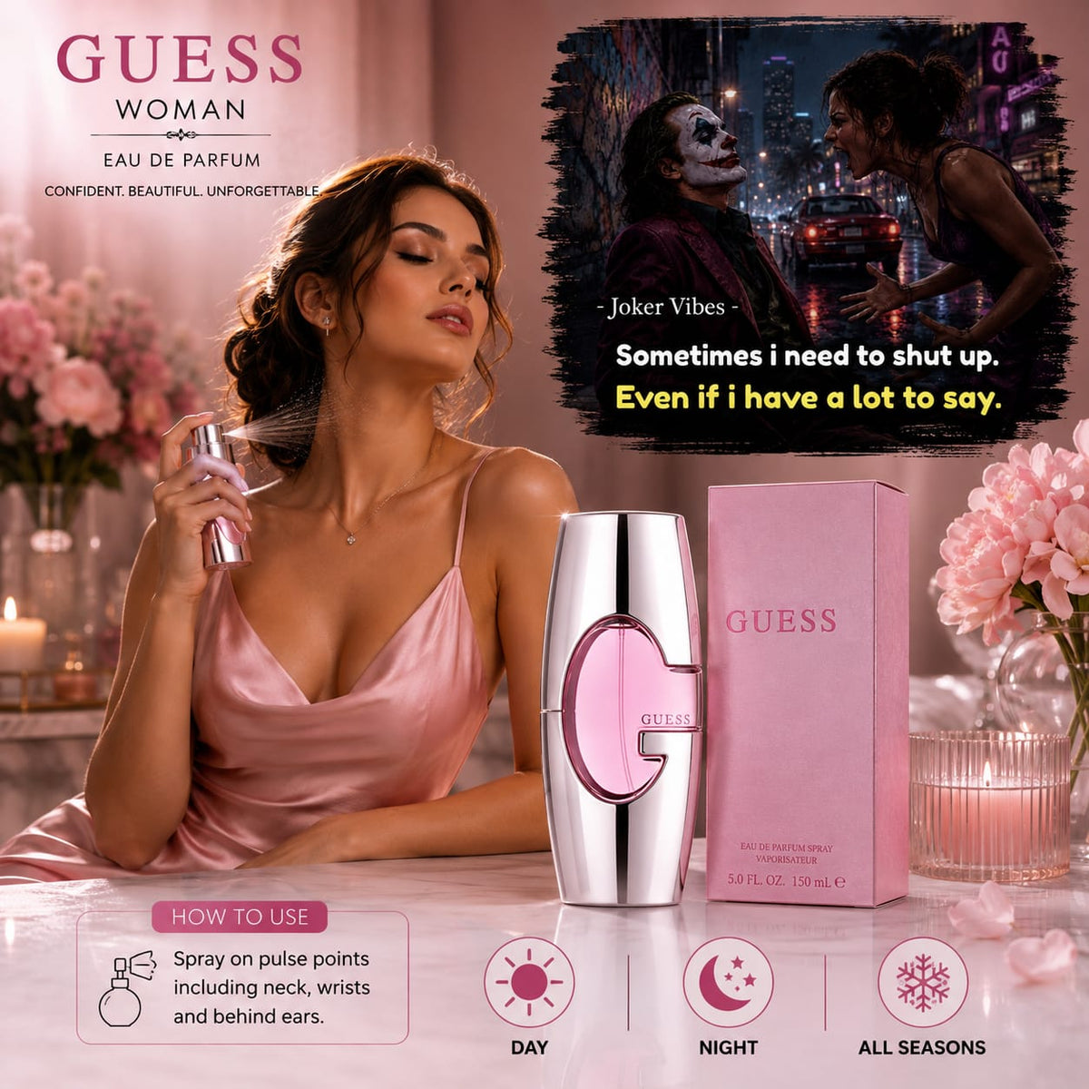 GUESS Woman Eau de Parfum Spray 150ml for Women