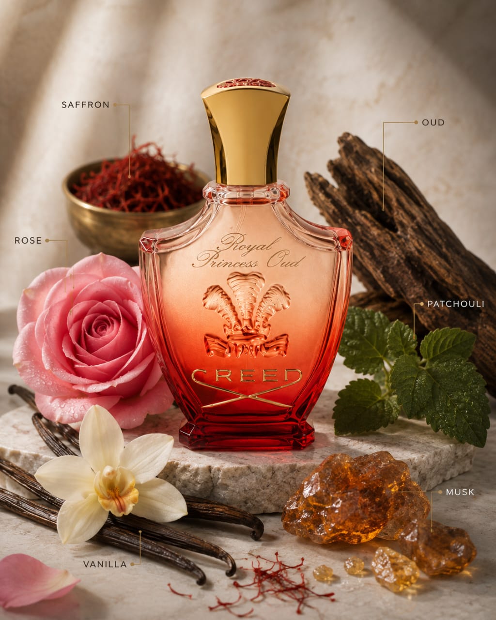 Creed Royal Princess Oud Eau de Parfum 75ml – Floral Amber Women’s Fragrance
