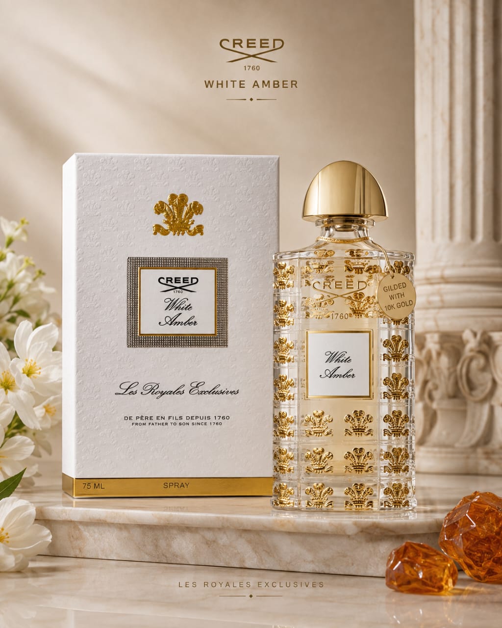 Creed White Amber Perfume Spray 75ml – Les Royales Exclusives