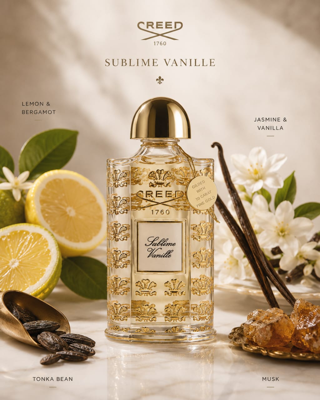 Creed Sublime Vanille Eau de Parfum – Luxury Unisex Vanilla Fragrance 75 ml