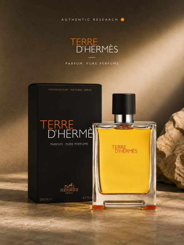 Hermès Terre d’Hermès Parfum 200 ml for Men – Warm Woody Fragrance