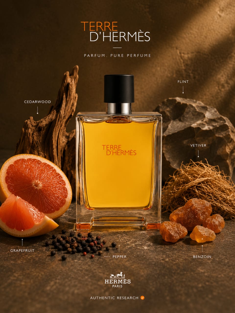 Hermès Terre d’Hermès Parfum 200 ml for Men – Warm Woody Fragrance