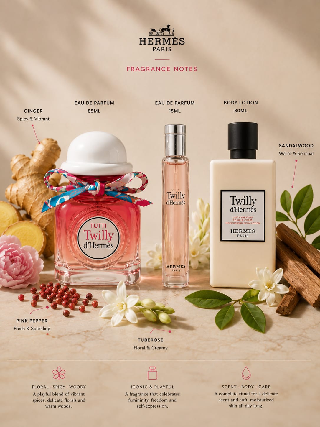 Tutti Twilly d’Hermès Eau de Parfum – Floral & Fruity Women’s Fragrance