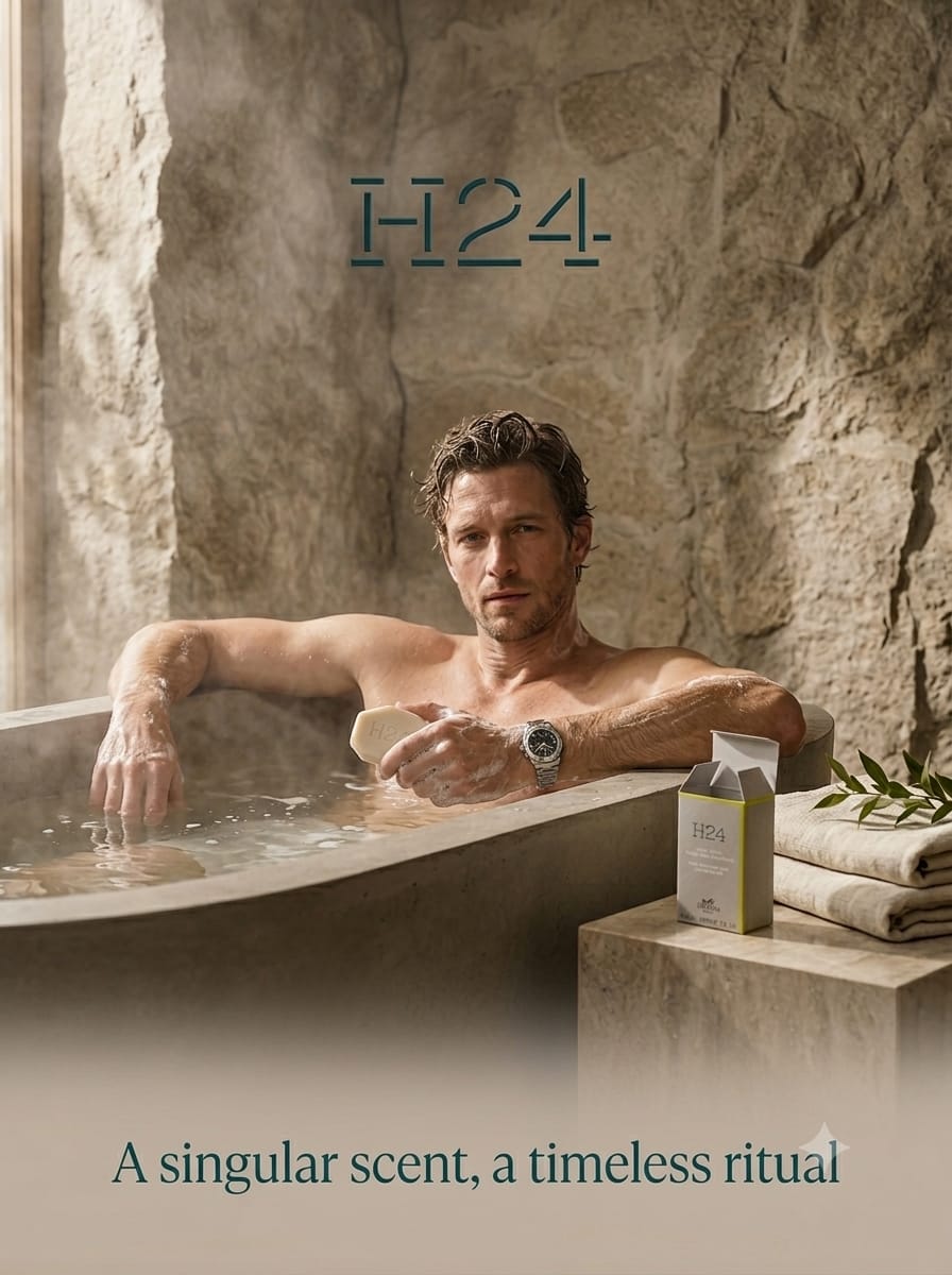 Hermès H24 Cleansing Bar 100g – Face, Body & Hair
