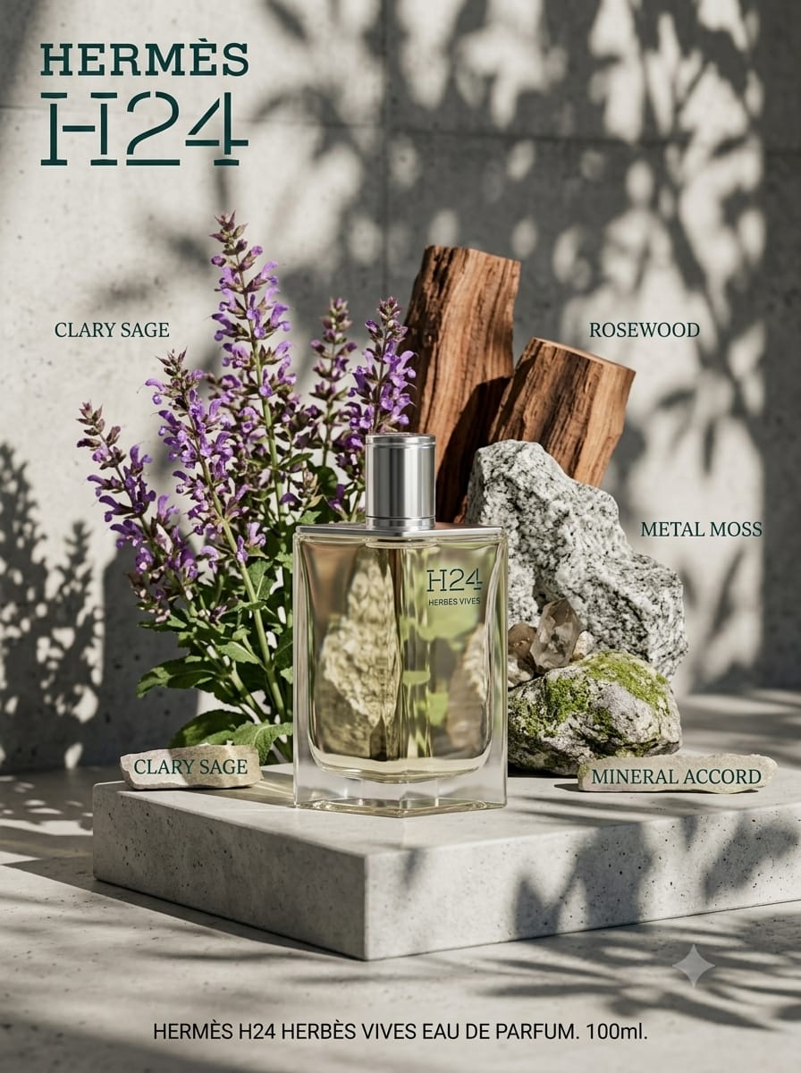 Hermès H24 Herbes Vives Eau de Parfum 100ml for Men