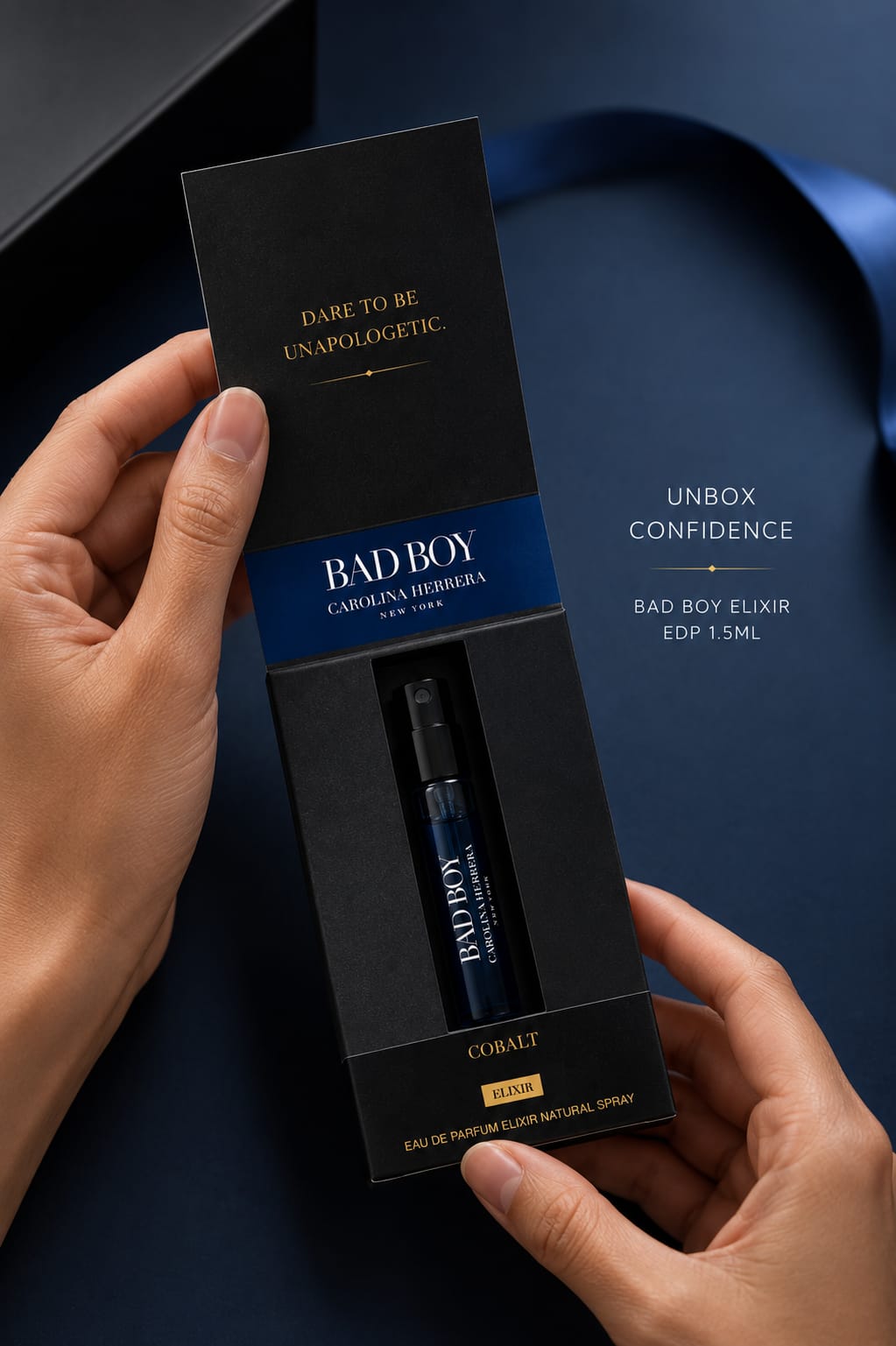 Carolina Herrera Bad Boy Cobalt Elixir Eau de Parfum Natural Spray