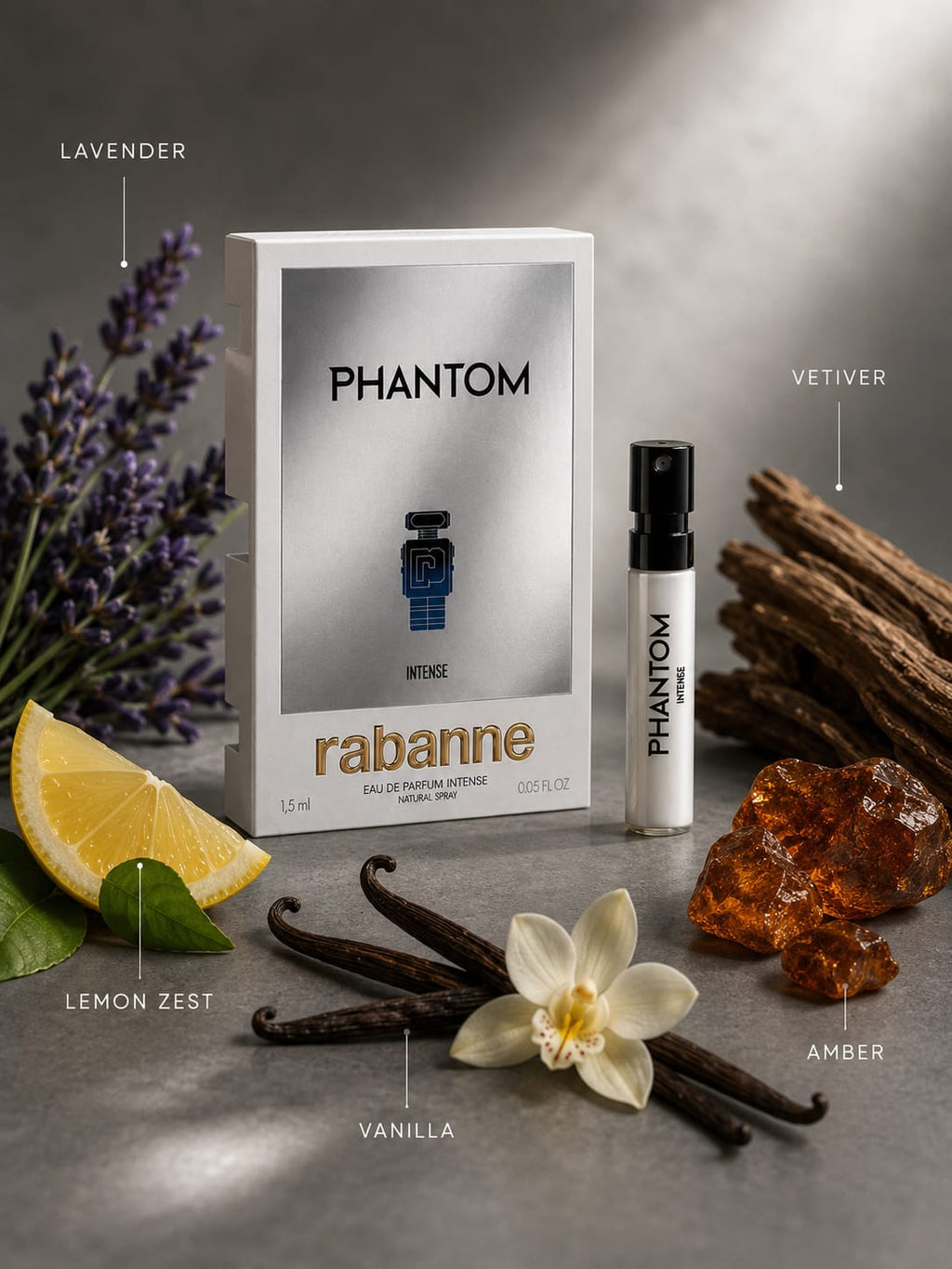 Rabanne Phantom Intense Eau de Parfum for Men – 1.5 ml
