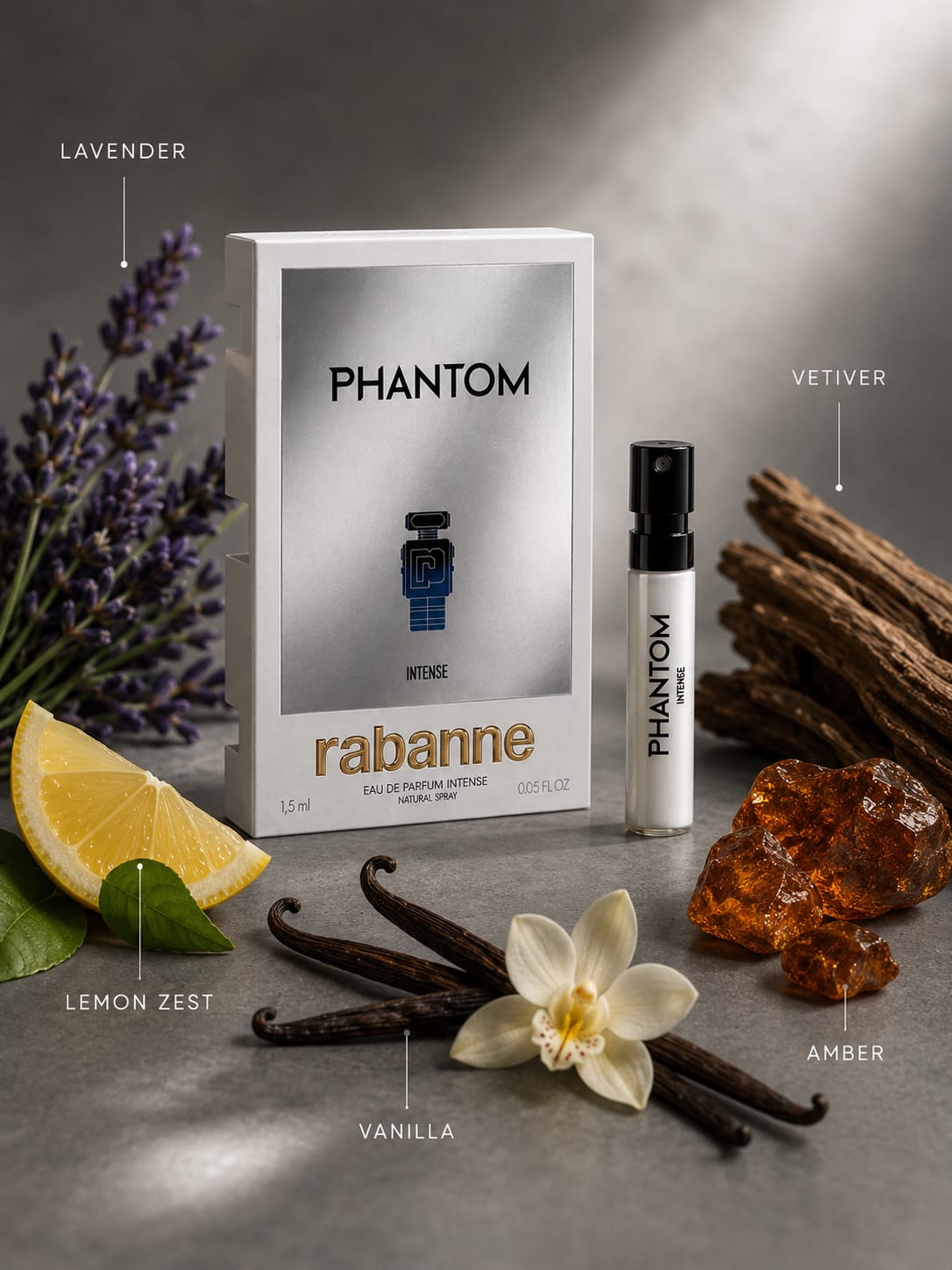 Rabanne Phantom Intense Eau de Parfum for Men – 1.5 ml