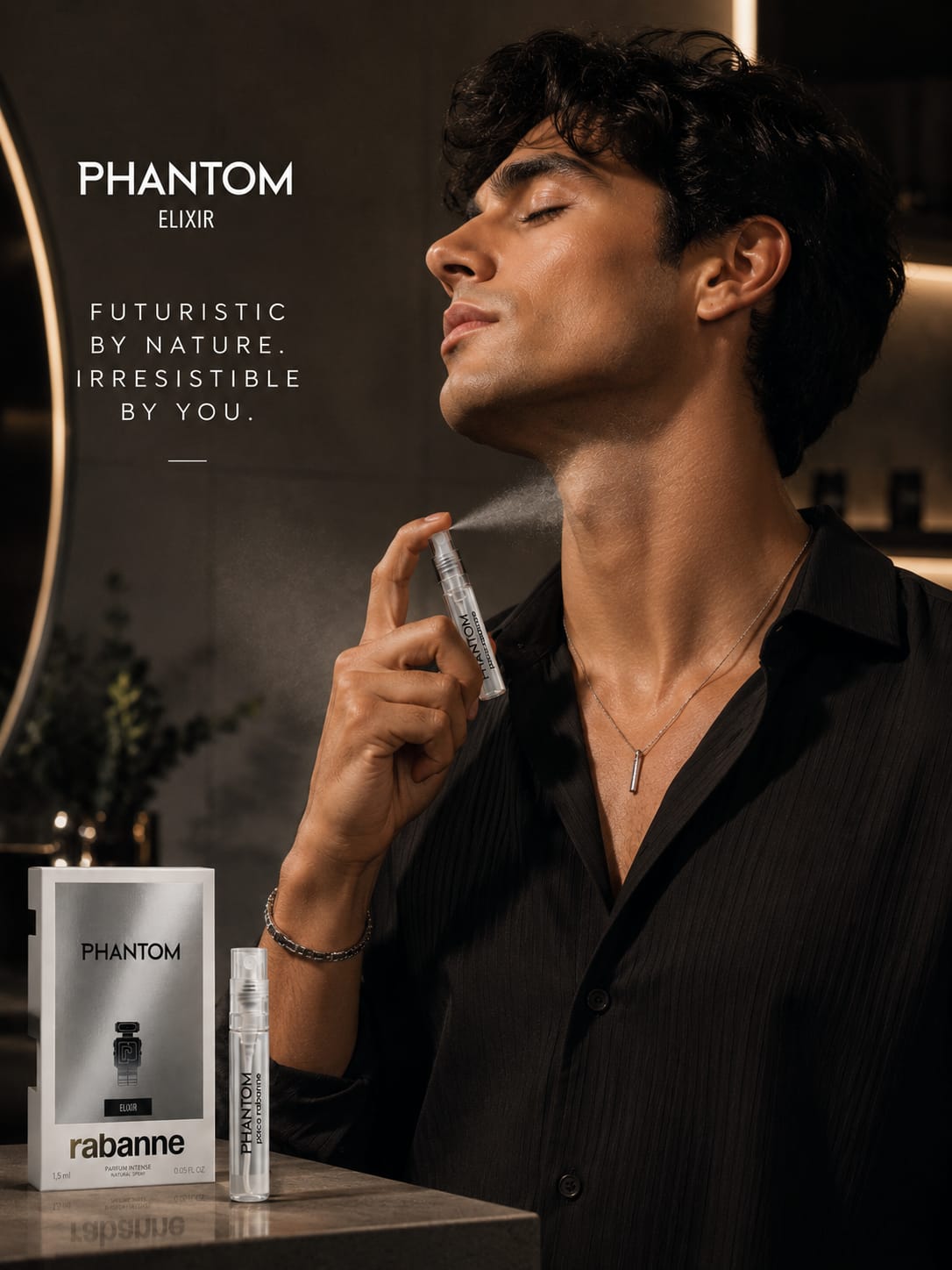 Rabanne Phantom Elixir Parfum Intense – 1.5 ml Sample