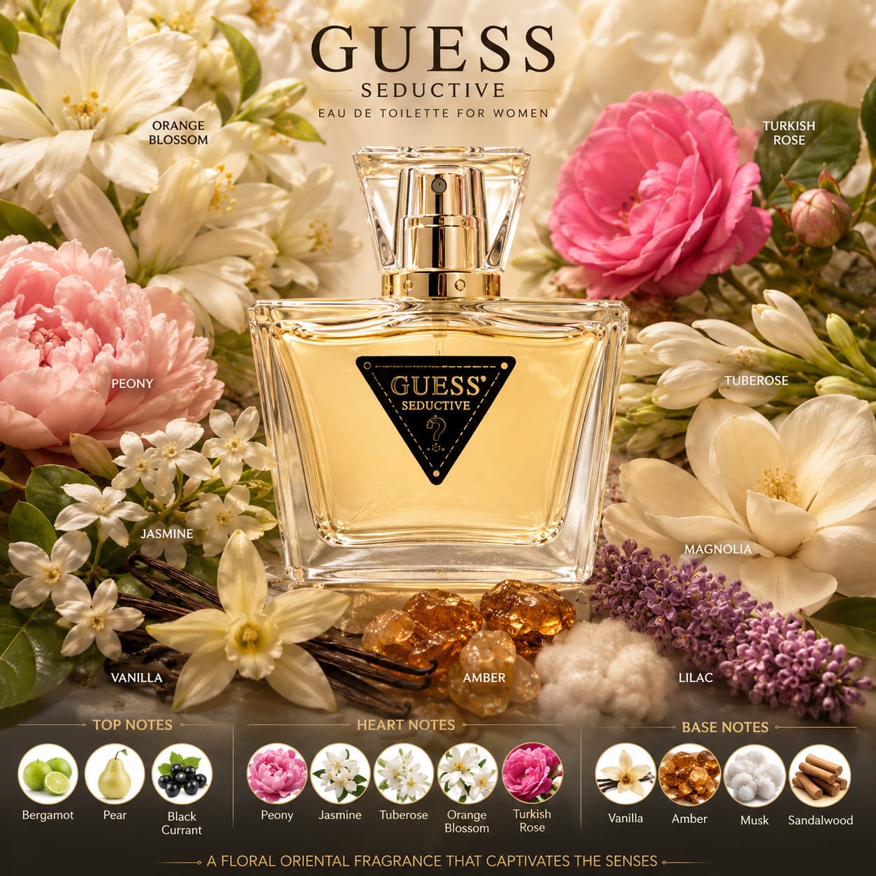 Guess Seductive Perfume for Women – Eau de Toilette 75ML