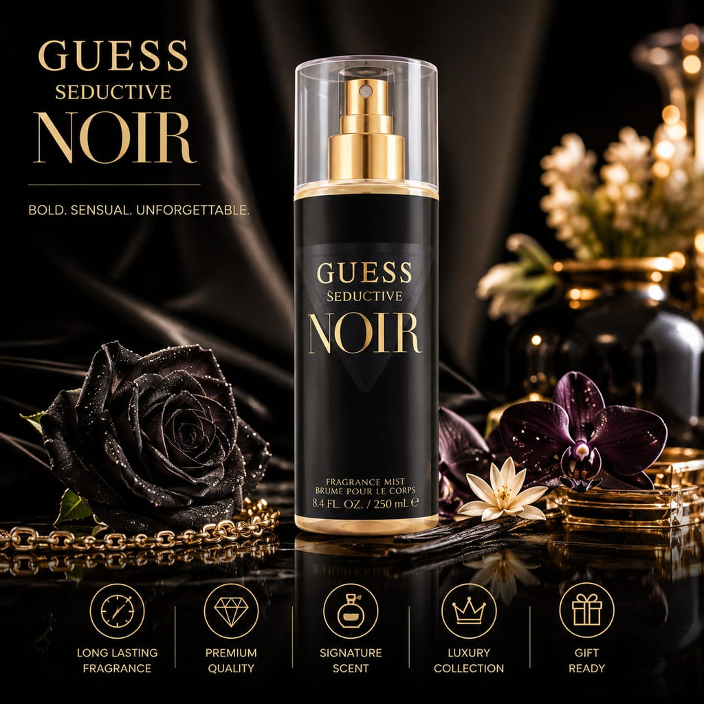 GUESS Seductive Noir Fragrance Mist 250ml – Luxury Body Mist