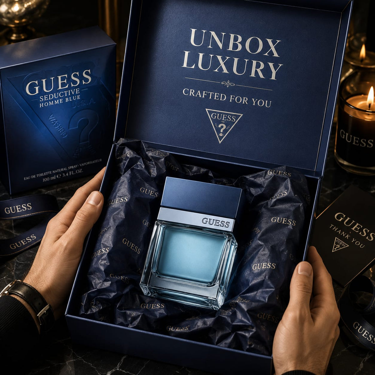GUESS Seductive Homme Blue Eau de Toilette for Men 100ml