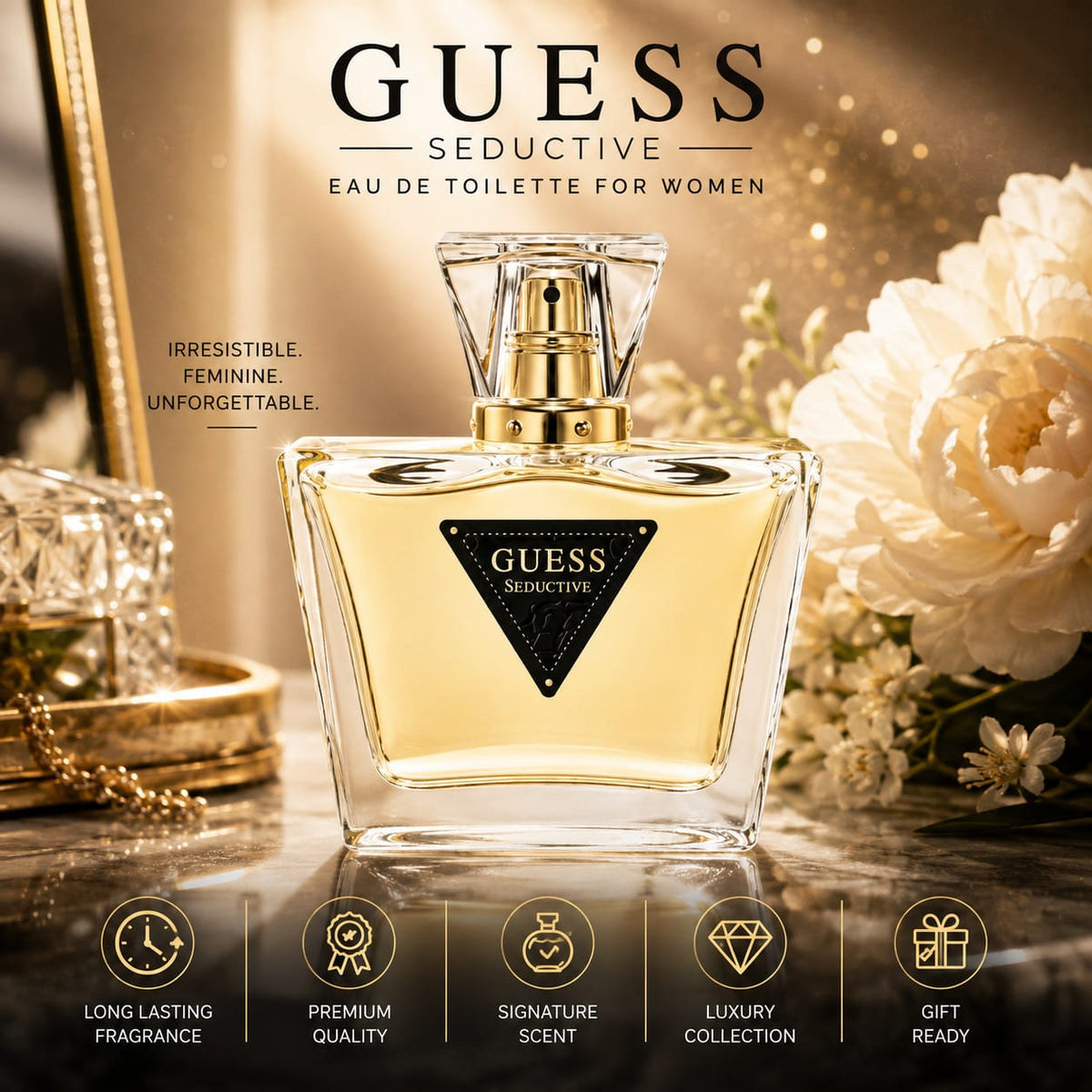 GUESS Seductive Eau de Toilette for Women  125ml