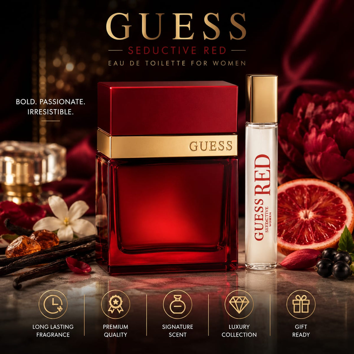 Guess Seductive Red Eau de Toilette for Women(75+15)
