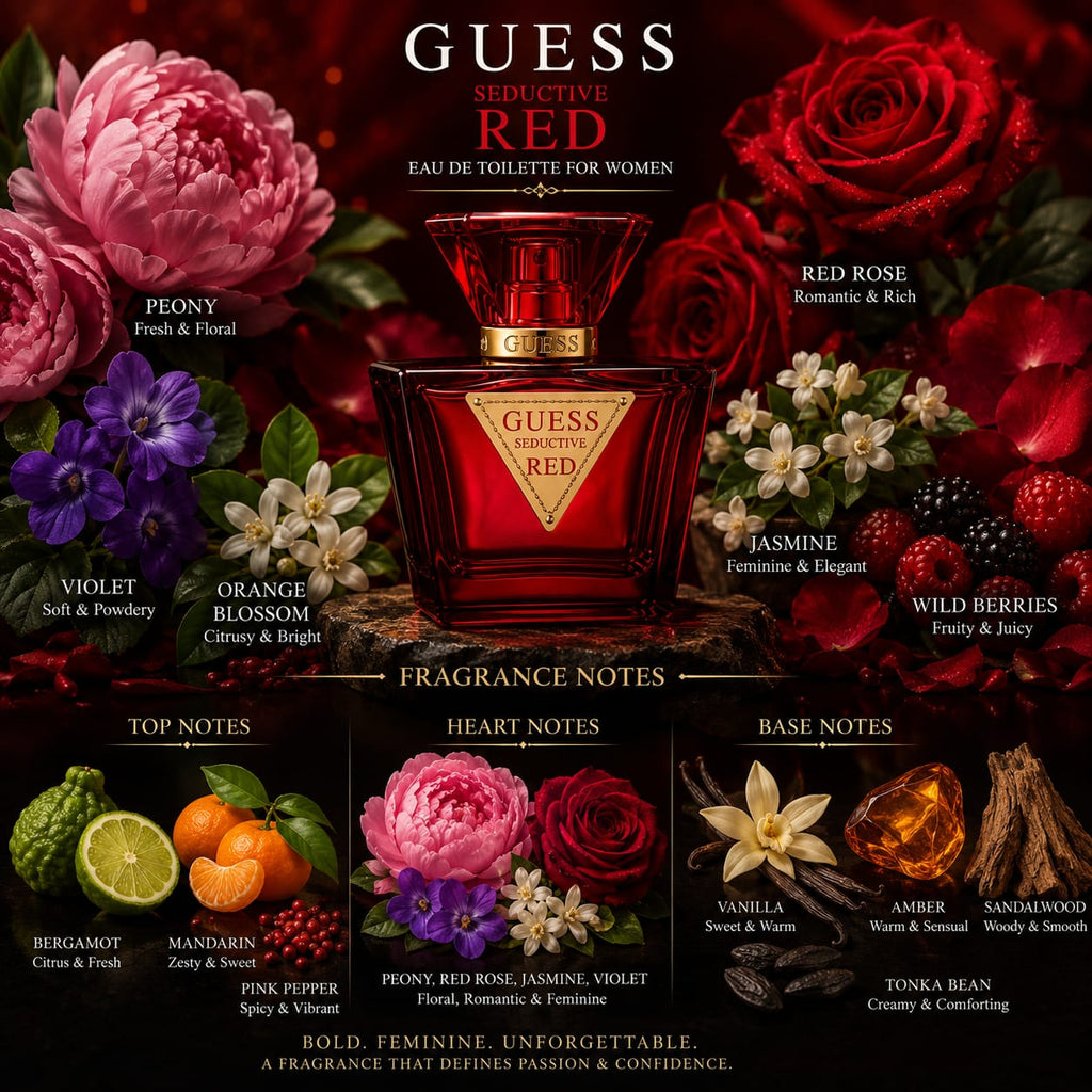 GUESS Seductive Red Perfume for Women 75ml Eau de Toilette