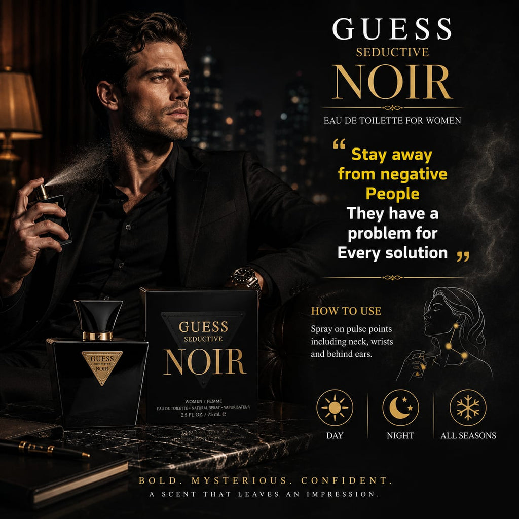 GUESS Seductive Noir Eau de Toilette for Women 75ml
