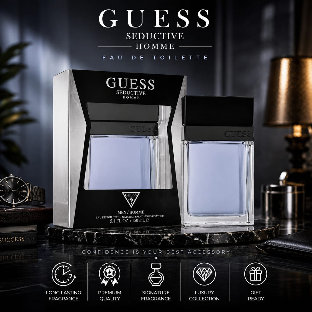 GUESS Seductive Homme Eau de Toilette for Men 150ml
