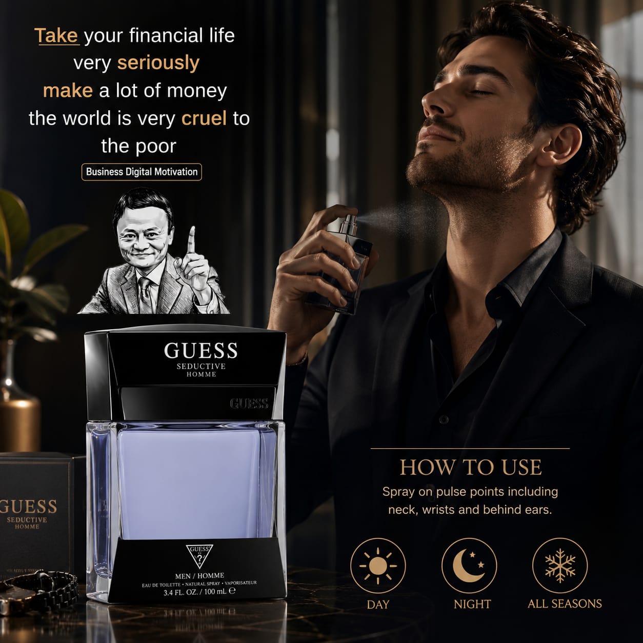 GUESS Seductive Homme Eau de Toilette 100ml for Men