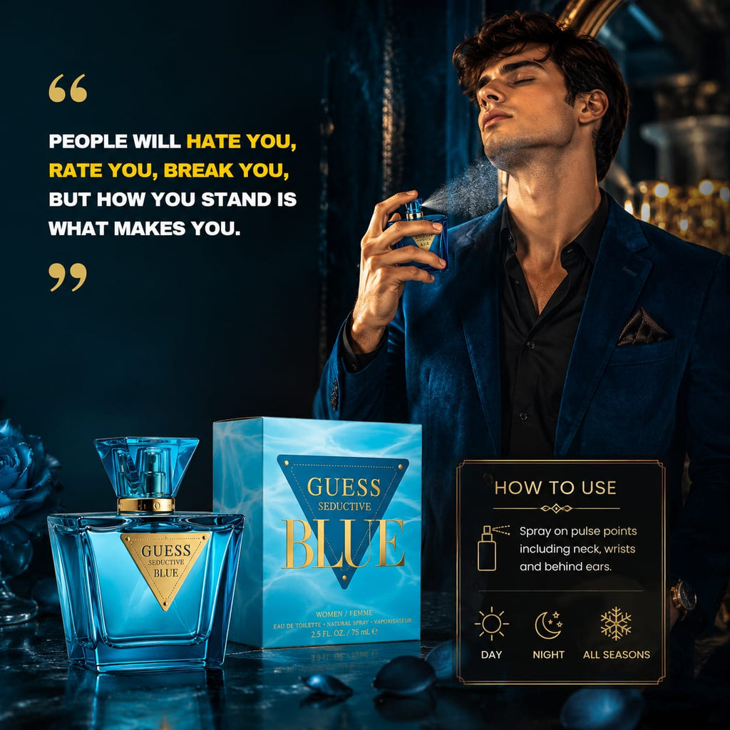 GUESS Seductive Blue Eau de Toilette for Women 75ml