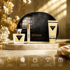 GUESS Seductive W Women's Gift Set – EDT 75ml + 15ml + Body Lotion 100ml + Pouch