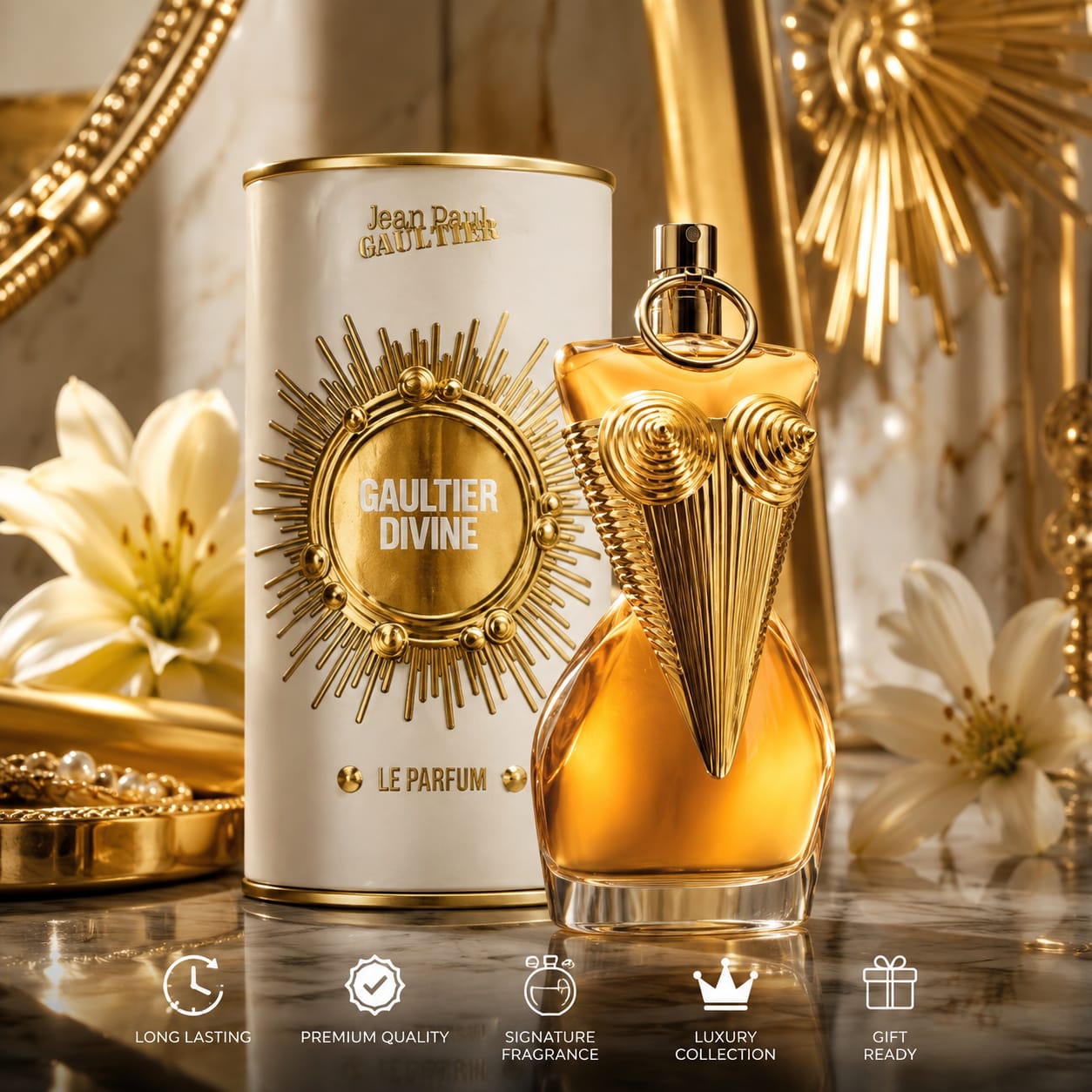 Jean Paul Gaultier Gaultier Divine Le Parfum Eau de Parfum for Women 100ml
