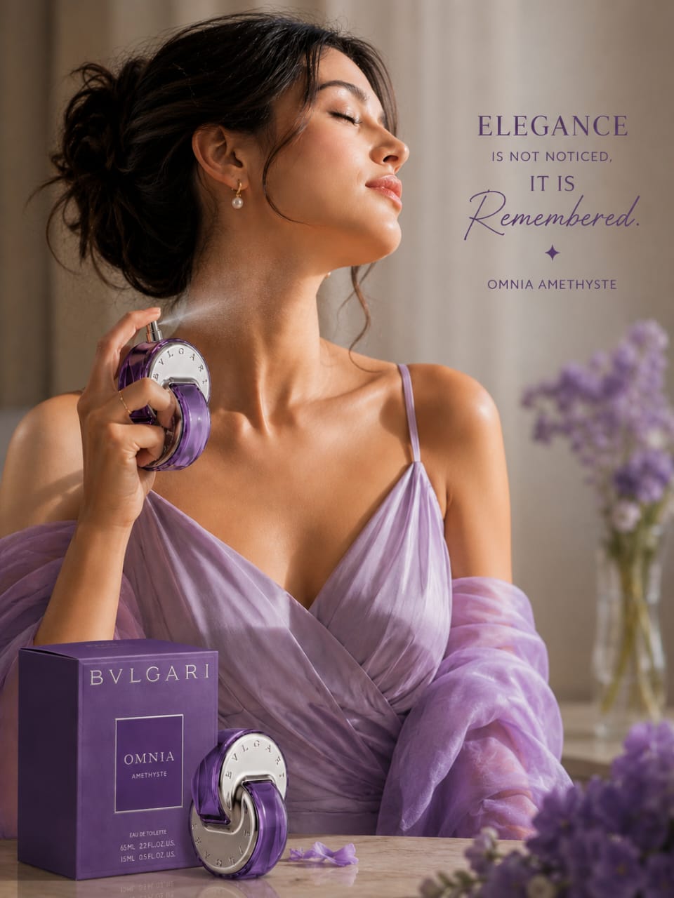 Bvlgari Omnia Amethyste Eau de Toilette 65ml + 15ml
